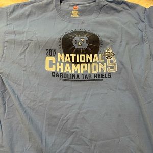 Carolina Blue UNC National Championship shirt XXL